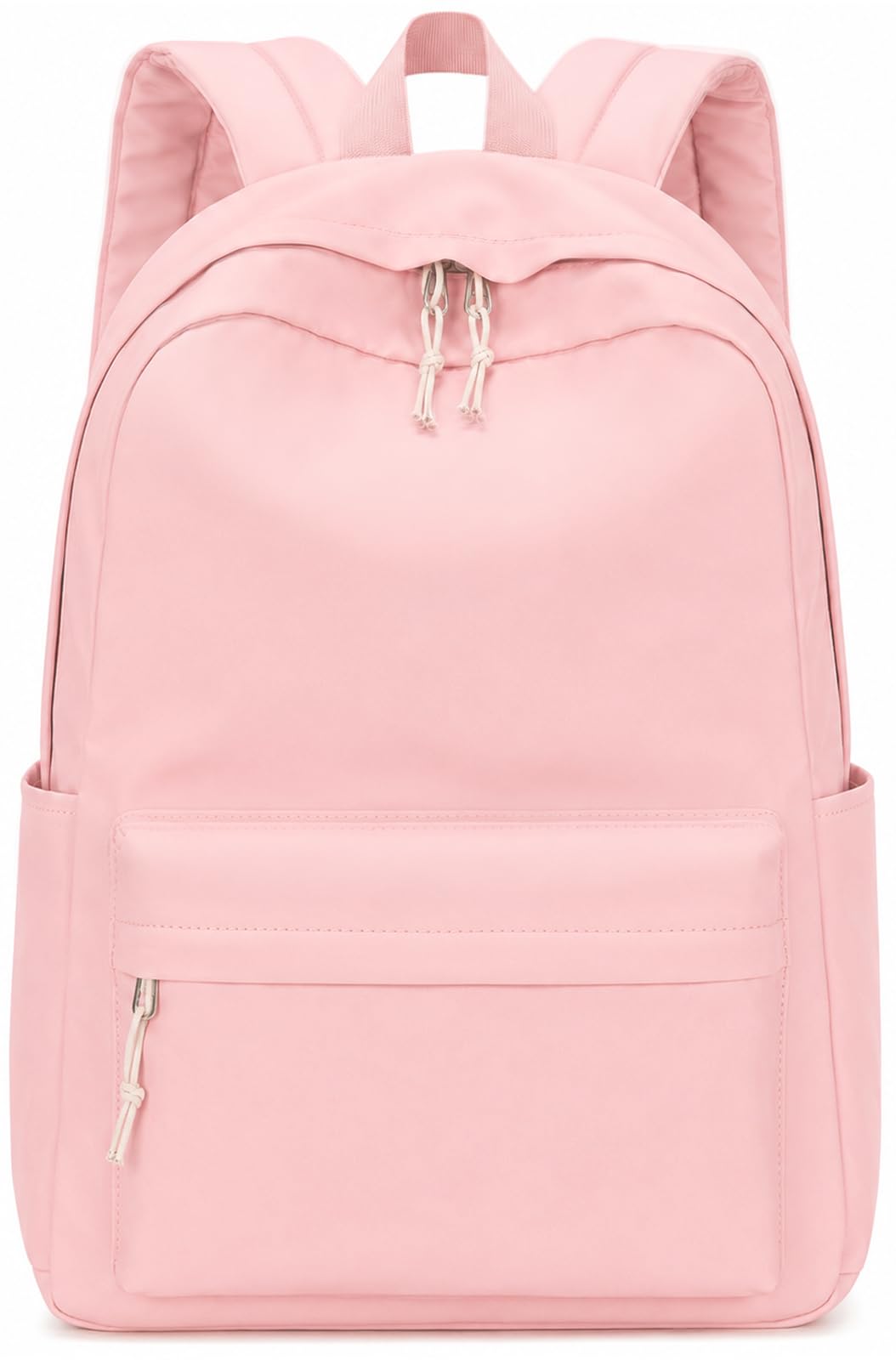 BTOOP School Backpack for Teens Large Corduroy Bookbag Lightweight 15.6 inch Laptop Bag for Girls Women Casual High School College Grace Pink Flower