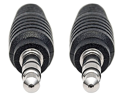 Cable de audio estéreo MANHATTAN 3.5mm macho a macho 0.9m miniatura 3