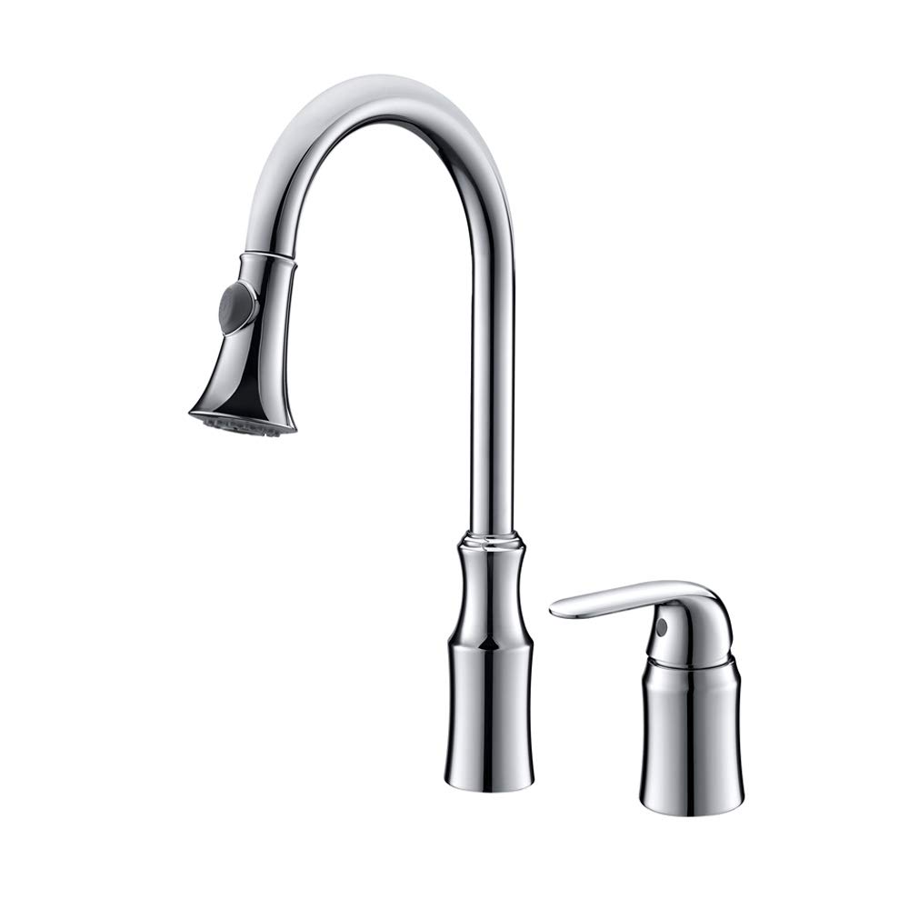 Zqfhsx Kitchen Sink Faucet Pull Down Swivel Spout Tap Deck Mounted Bathroom Hot And Cold Water Mixers