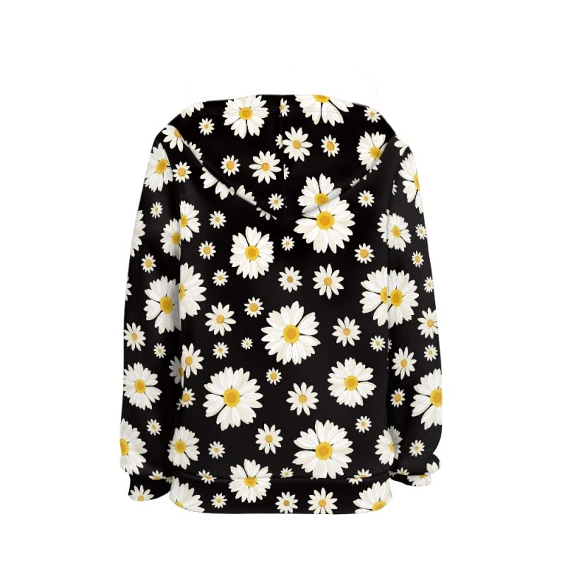 AmzPrint Kids Graphic Marble Hoodie Gold Navy Blue And White Boys Girls Hoodies Sweatshirts Funny Print Teen Pullover Shirts2