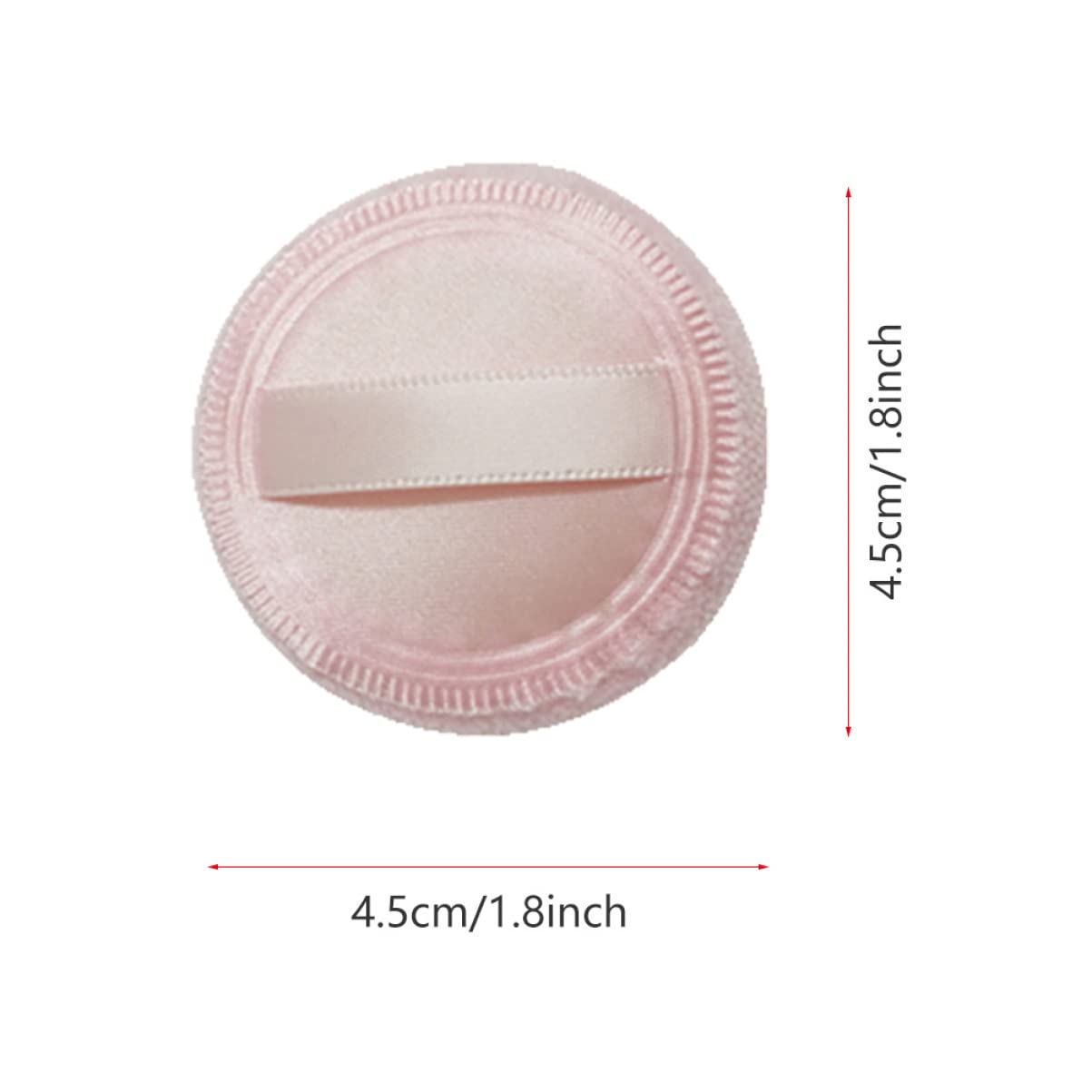 WOFASHPURET 20Pcs Velour Makeup Puff Fluffy Skin Friendly Powder for Loose Powder Application for Home and Salon Use Gentle Touch for Makeup Finish