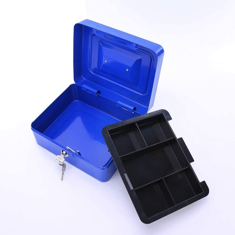 Piggy Bank for Kinder, Piggy Bank for Jungen Mädchen und Erwachsene, Geld Jar Metal Cash Box Security Bank Safe Box Piggy Bank Einzahlung Geldbox Sparpasswort Keylock Secret Make -up -Boxen mit Schlüs