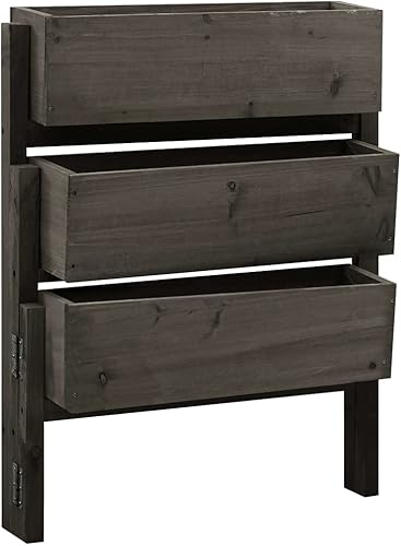 Maceta plegable de jardín macetas elevadas verticales independientes para patio o balcón en interiores y exteriores perfecta para cultivar verduras