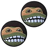 2Pcs Tortoise It is Hook and Loop Patch Funny Tactical Patch