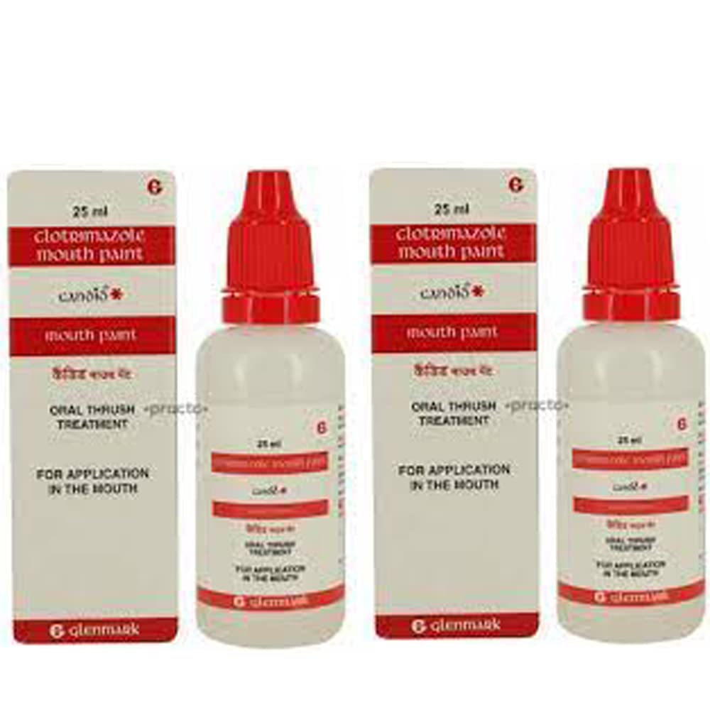 BlueQueen Candid Moouth Paint 25ml for mout'h trus Pack of 2