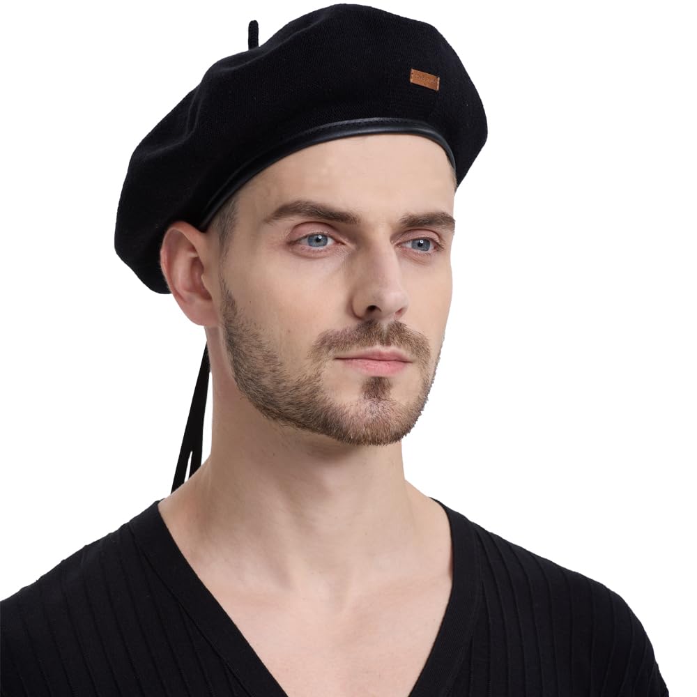 Beanie Cap Cotton Beret Hat Knit Tam Hats For Women Men, Cotton
