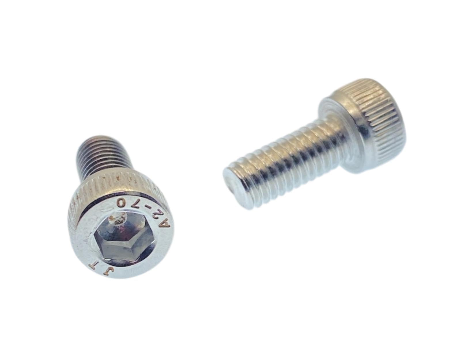 M6 x 14mm Allen Socket Head Cap Screws (20pk), ISO 4762 A2-70 Stainless Steel Allen Hex Drive Machine Screws