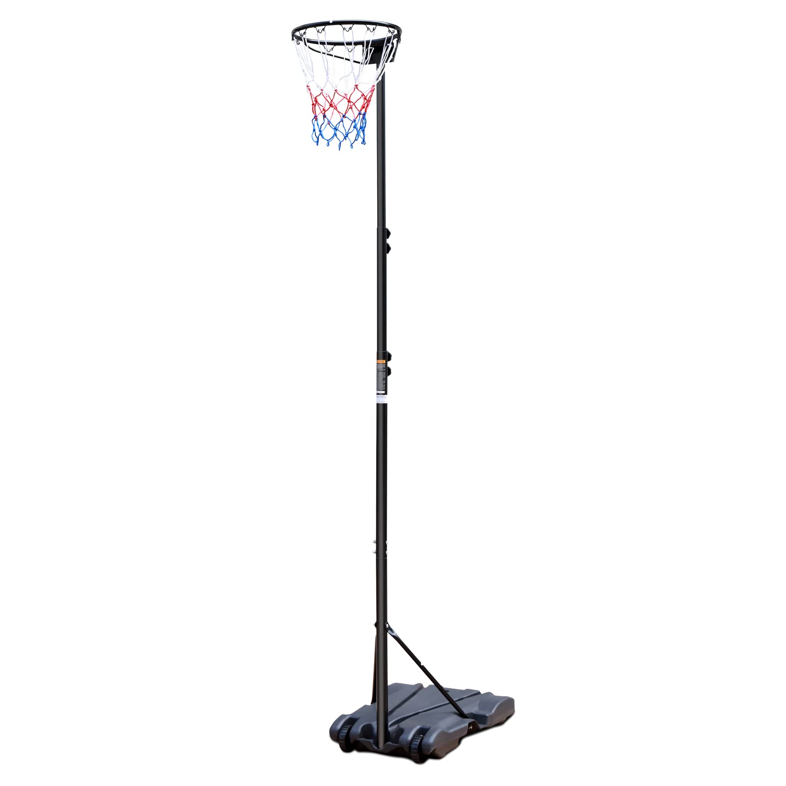 HIONRE 10 ft Profesional Ajustable Poste Juventud Netball aro y Stands Para al Aire Libre