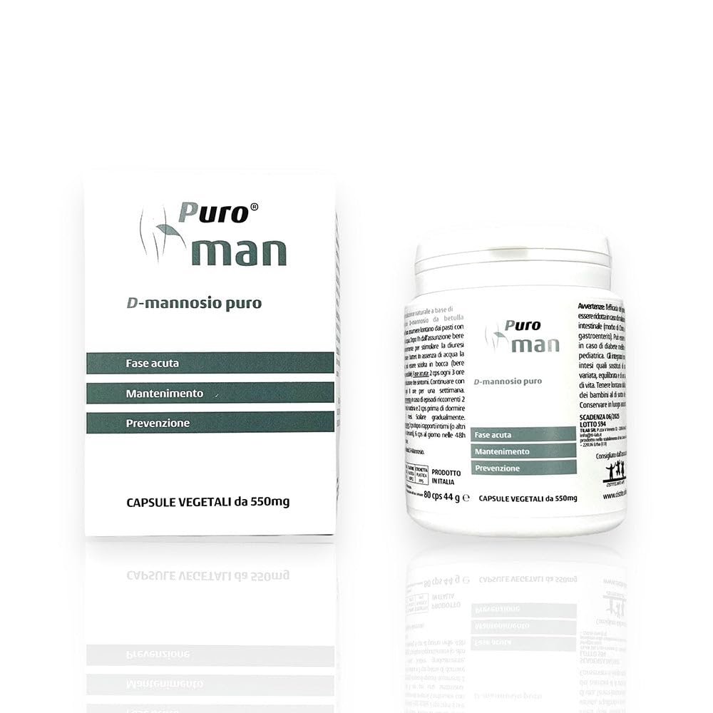 Puroman D-Mannosio puro 80 capsule Dr.Tili