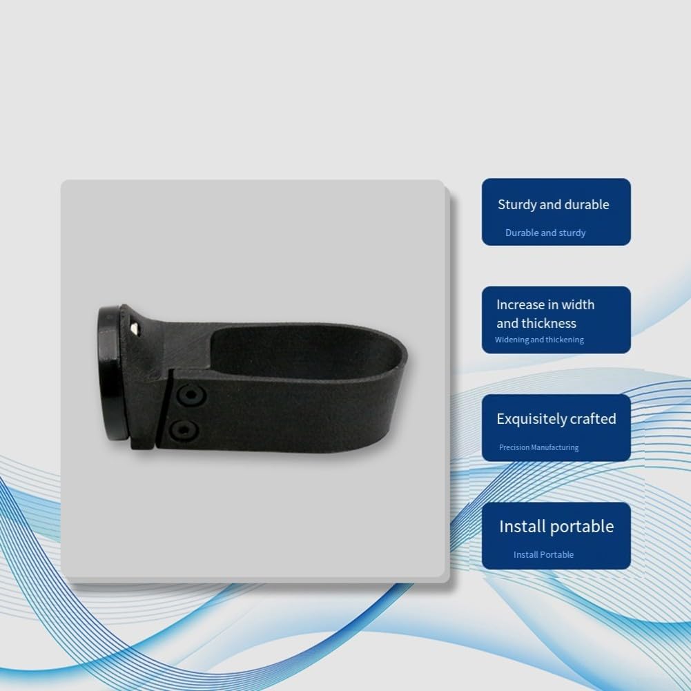 Staffa in fibra di carbonio progettata per telai Dogma F Series F5 F7 F9 F10 per supportare l'installazione del fanale posteriore con per Garmin e per dispositivi Bryton (nero)