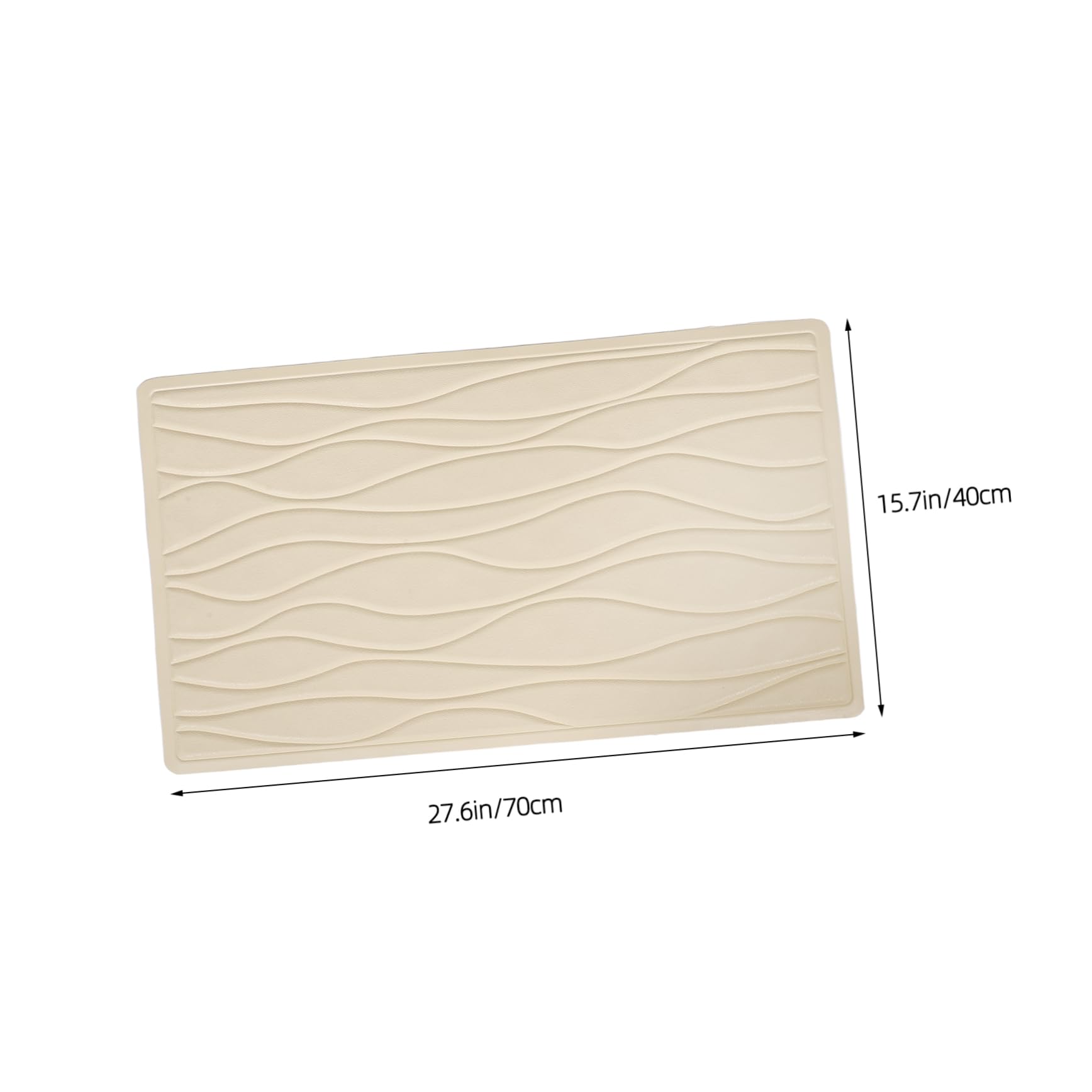 Alfombra De Baño Antideslizante De Goma con Ventosas Mat para Ducha y Bañera para Mantener El Suelo Seco y Limpio El Baño