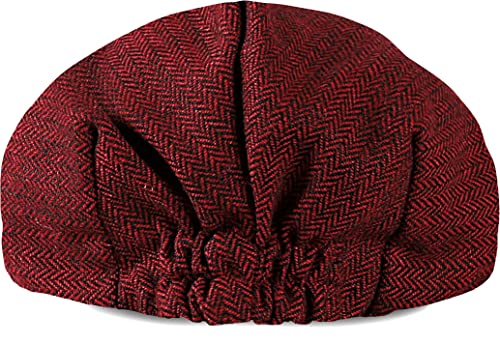 Image of A&J DESIGN Baby Boys Newsboy Cap Toddler Kids Tweed Vintage Flat Hat