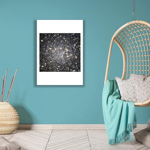 Affiche Hubble Télescope NGC 4833 grand format sans reflets, impression d'art Spiffing Prints