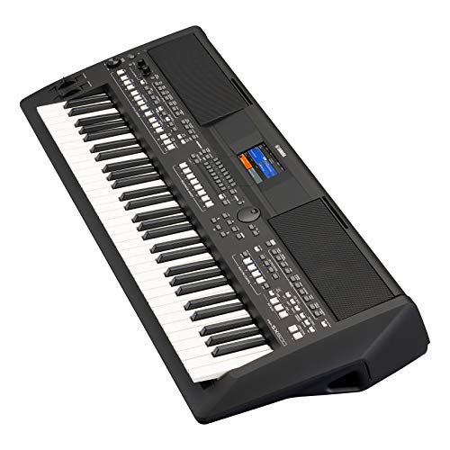 Yamaha PSR-SX600 Digital Keyboard, schwarz – Hochwertiges Digital Arranger Workstation Keyboard mit 850 authentischen Instrumentenklängen & DJ-Styles – 61 anschlagdynamische Tasten