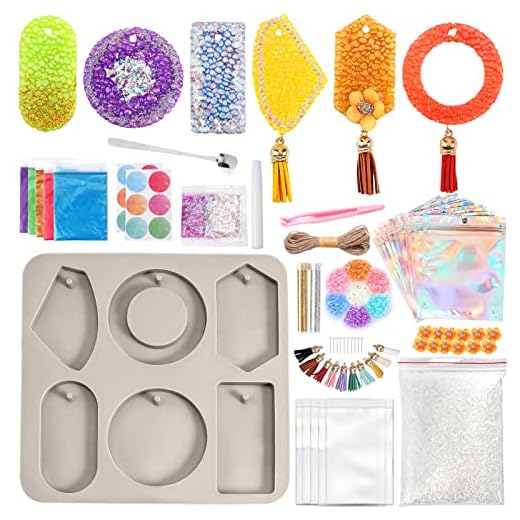 Aoibrloy 57PCS Silicone Freshie Making Kit, Car Freshie Starter Kit with Instructions, Unscented Aroma Beads, Freshies Cutters Molds and Accessories for Making Car Air Freshener