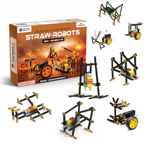 Image of PW 20 in 1 STEM Robots Kit for Kids Age 8-14, DIY Robotics Kit for Students | 200+ Components, Electronics, Engineering Projects, Science Experiment Kit
