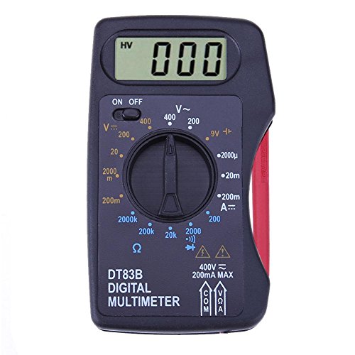 Everpert Portable Digital Multimeter Mini Pocket Ammeter Voltmeter Ohm