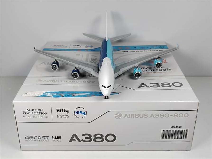 Amazon.com: ACE HOBBY JC Wings Portugal HiFly for Airbus A380 9H
