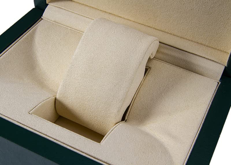 Caja exhibición reloj Caja almacenamiento reloj madera verde mejorada con almohada Caja reloj gama alta para Ro-le-x Day-to-na G-M-T Su-bma-rin-er