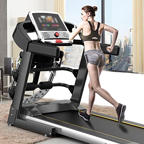 Image of Treadmill, ltifunctional ldable ectric eadmill ofessional m me Lent ock-Absorbing eadmill fi uetooth dio Inch D reen 12 /H, gnetic fety ck