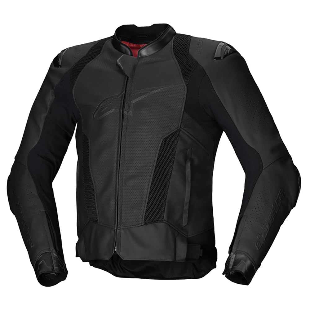 Alpinestars Missile V3 Airflow perforowana skórzana kurtka motocyklowa, czarny, 60