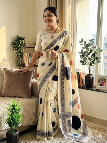 Image of SATIKA VASTRAM Modal Silk Ajrakh Saree Bandhani Design Crepe Printed Designer Pallu Attach Blouse Piece