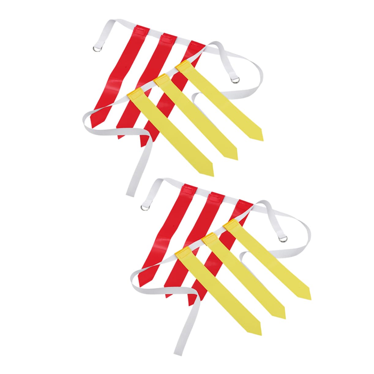 Garneck 4pcs Reusable Football Flag Belt for Teens Waist Flags for Football Games Fun Outdoor Training Equipment