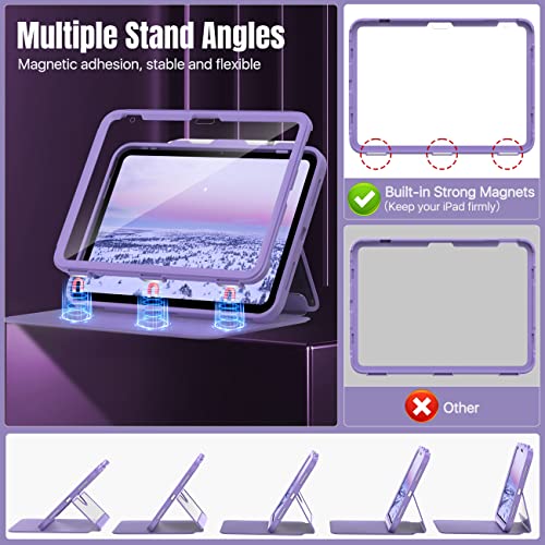 MoKo for iPad 11-inch (A16) 11th Generation Case 2025/ iPad 10th Generation Case with Pencil Holder 2022 10.9 inch - Image 3