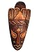 Home Builder, African Tribal Wooden Mask, Hand Carved in Bali, 8 Inch
