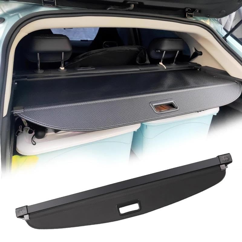 Generico Posteriore Copribagagli per NETA X 2023 2024 2025 Retrattile Tronco Cargo Copertura Pacchi Cremagliera Scudo Impermeabile Privacy Accessori Auto Copertura Bagagliaio(Pelle)