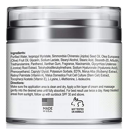Dark Spot Remоver Cream - Made in USA Intimate Skin Gel for Body, Face, Bikini and Sensitive Areas - Underarm Cream with Mulberry Extract, Arbutin, Licorice Extract