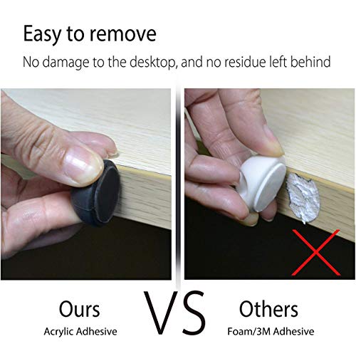 Avantree Cable Management Set: 50 Pcs Cable Ties Straps Cord Organizer (Pack Of 1) And 15 Pcs Durable Adhesive Cord Holders Cable Clips (Pack Of 1) For Headphones Phones Electronics Pc Wires #TOP5