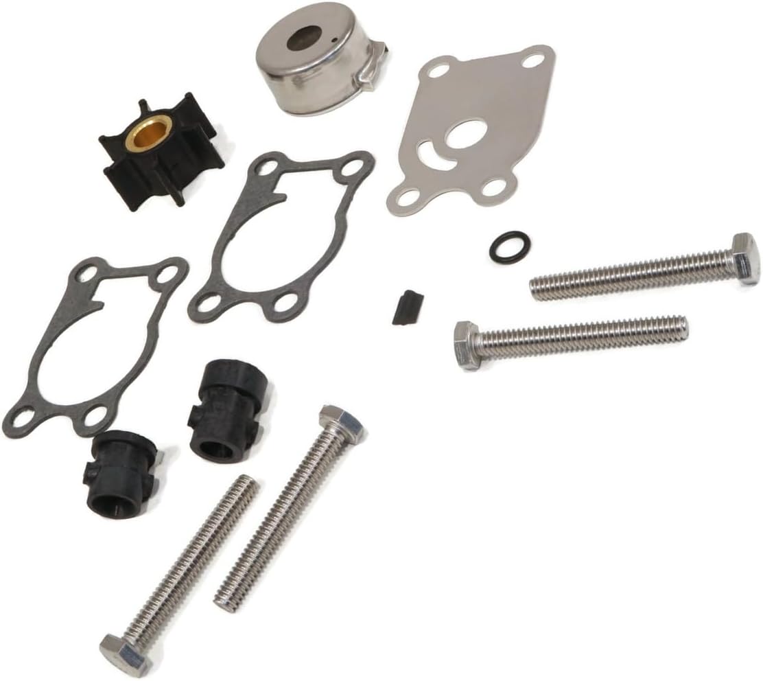 Replacement part fits Water Pump Rebuild Kit 1989 Evinrude, Johnson 8 Hp Te8Rcec, E8Rcec Impeller CHSHOP10485