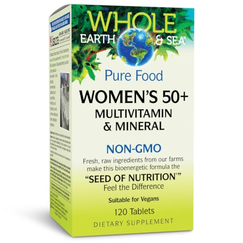 Natural Factors Whole Earth & Sea Women's Multivitamin 50+