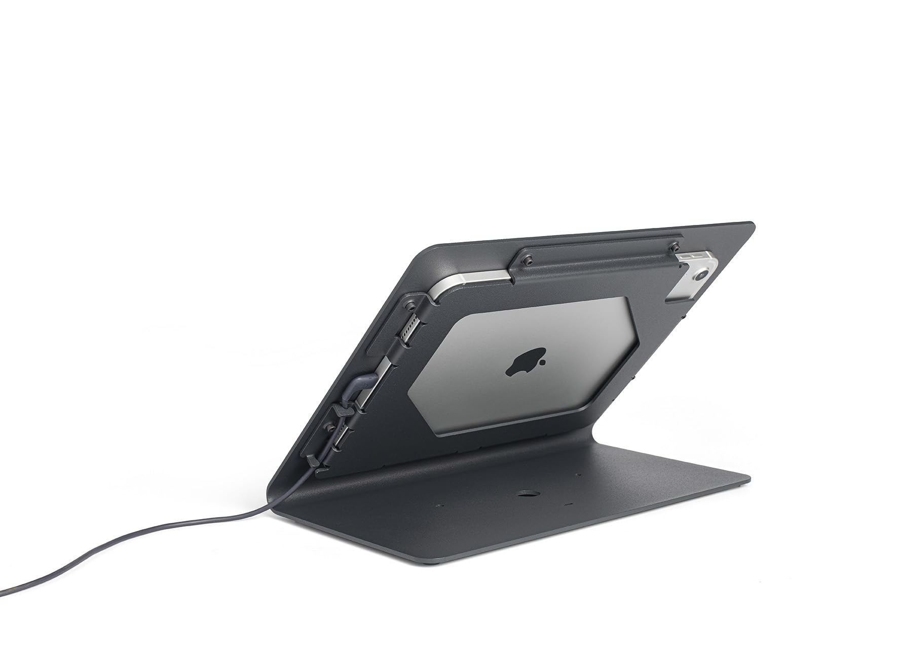 Supporto per iPad antifurto | Supporto da tavolo sicuro in metallo per tablet per business, POS e retail | Compatibile con iPad 10ª gen (2022) e 11ª gen A16 (2025), nero