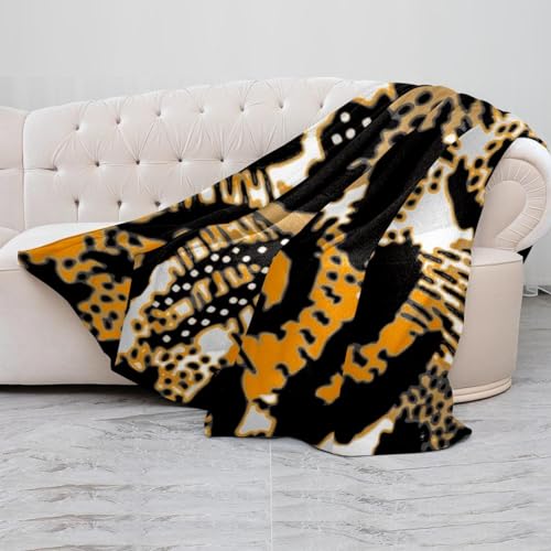 Couverture polaire douce léopard, le plaid microfibre idéal pour cocooning - 5