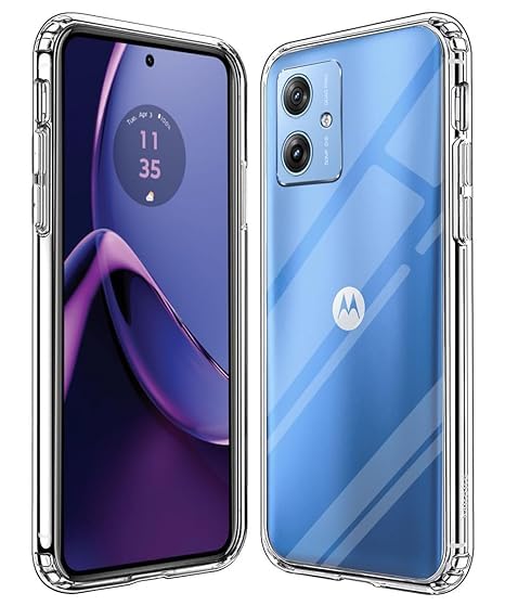 Image of Case Creation Brand - Mobile Cover for Motorola Moto G54 (Soft & Flexible Back Case), Transparent