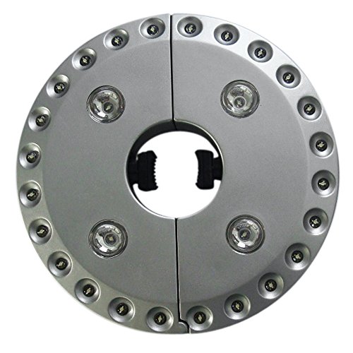 CAIZHAO Cordless Patio Umbrella Led Light,28 Leds Super Bright Quality and Durable Abs Material Built-In Auto Adjustable Strong Clamp