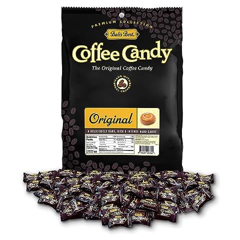 Bali’s Best Coffee Candy, Original Coffee Flavor, 2.2lb Bag - 280 Pieces | Perfect for Boosting Energy Anytime, Ideal for Sharing and Thoughtful Gifting to Coffee Enthusiasts Cover