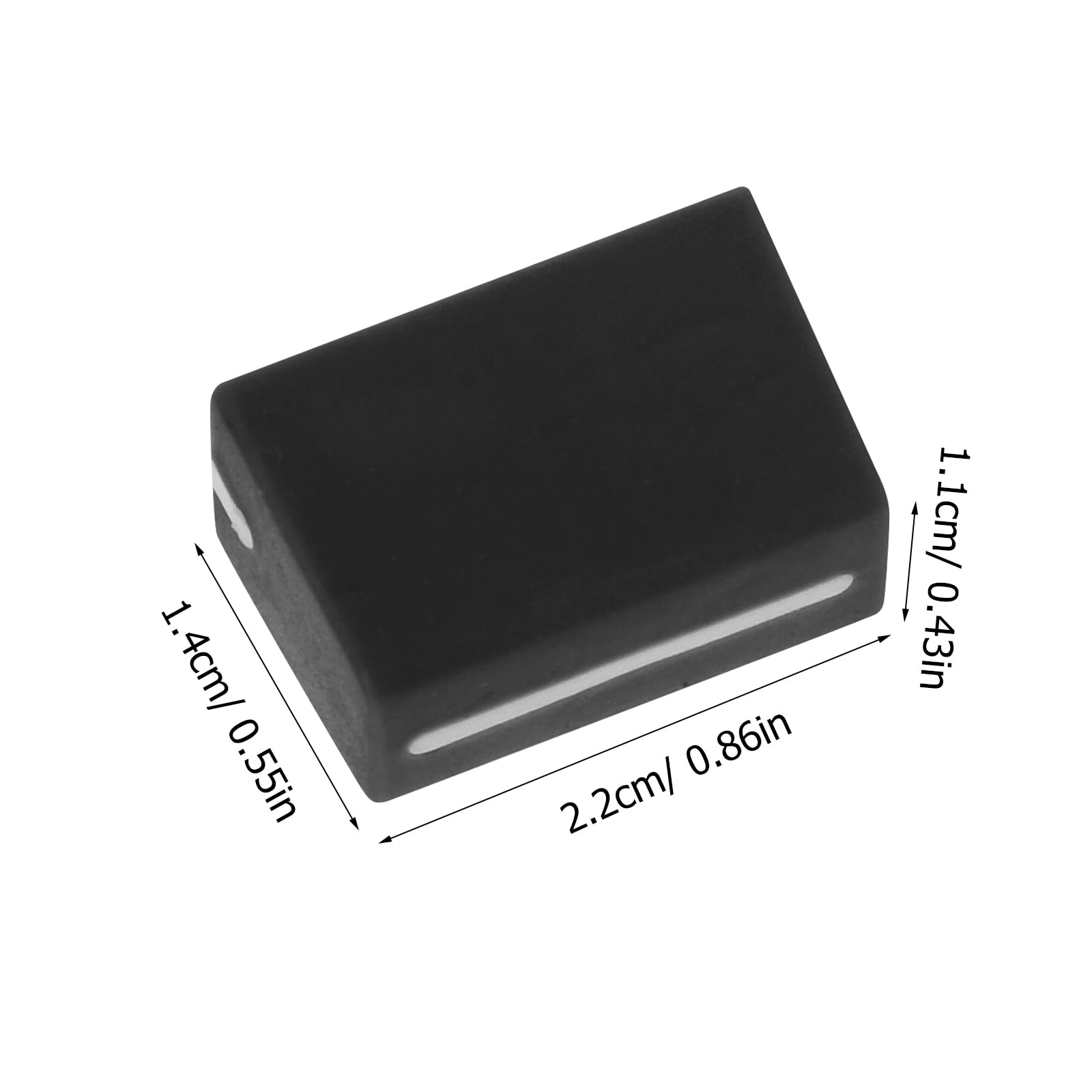 VICASKY 5 Pièces Capuchon du Fader du Mixeur Bouton du Potentiomètre Remplacement du Curseur du Fader Boutons De Fader Curseur Curseur Accessoires De Mélangeur Mixer Caoutchouc Diaporama