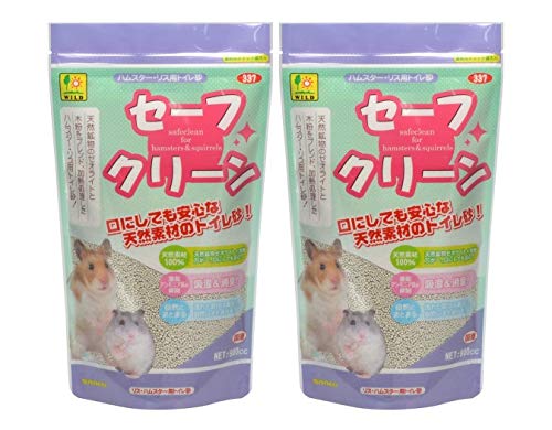 最安値 三晃商会 セーフクリーン ハムスター リス用 トイレ砂 国産 900cc 3袋 の価格比較