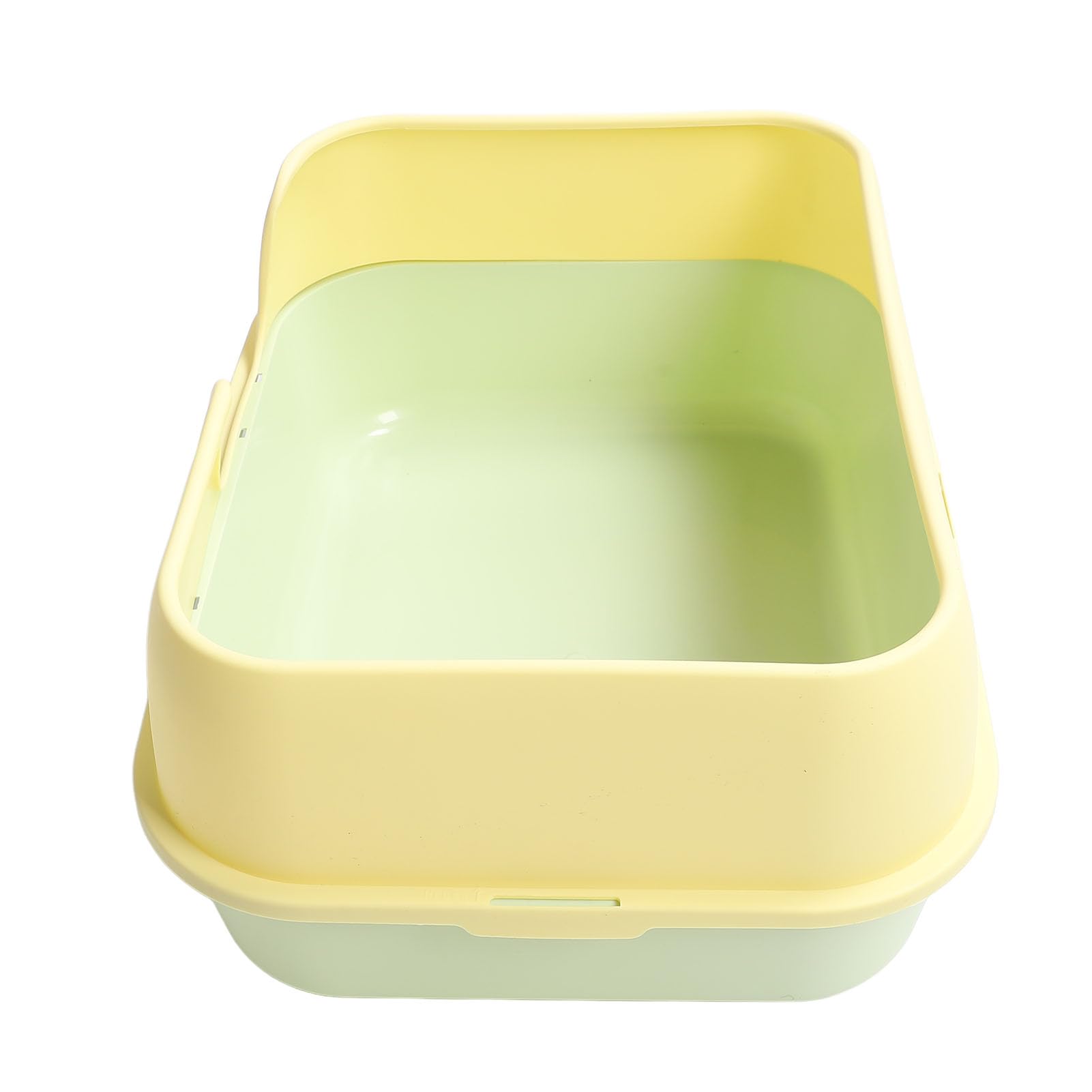 Halbgeschlossene Katzentoilette, Extra Große 23,4 X 17,3 Zoll | Spritzwassergeschütztes Design, Abnehmbares Tablett, Inklusive Schaufel, für Mehrere Katzen, Sicheres, Ungiftiges Material