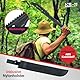 KS-11 Survival Machete lang mit Einer 48 cm langlebigen und scharfen Klinge - ergonomischem Kunststoffgriff incl Holster Highlight unter den Outdoor Macheten Machete echt Scharf