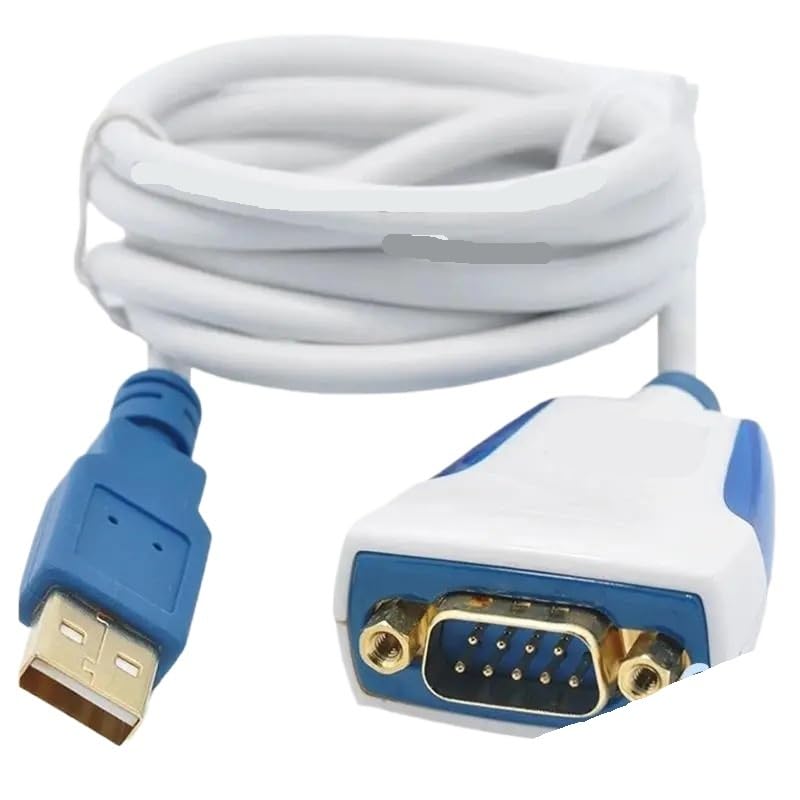 Convertidor de cable USB a RS232 2.0 USB a adaptador DB9 serie RS232 (como se muestra en la imagen, 1 m)