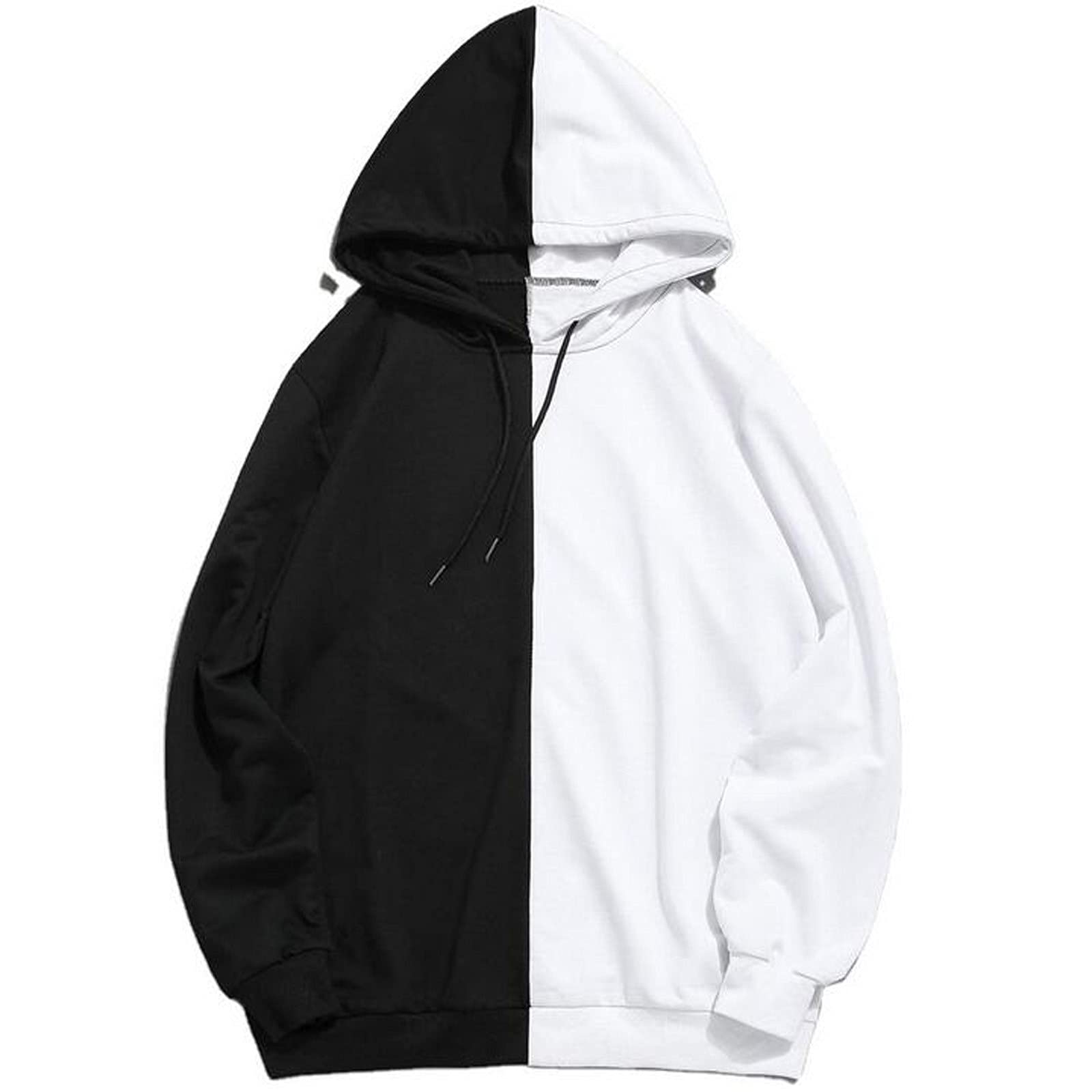 ETCYY Women's Color Block Hoodie – Long Sleeve Pullover With Drawstring, Pocket & Striped Design, Fall Casual - View #6