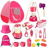 Meland Kids Camping Set for Girls - Camping Tent Toys for...