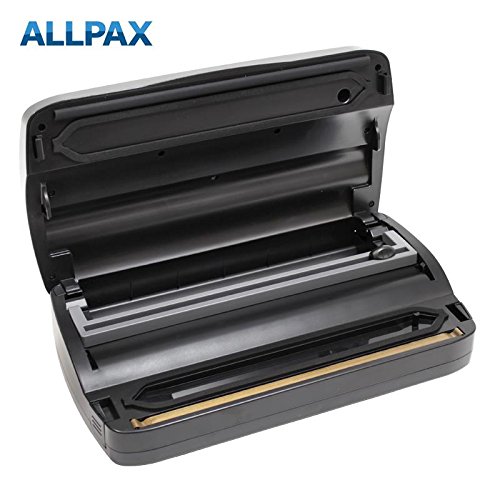 Allpax Vakuumierer F 210 ECO schwarz inkl. 100 Vakuumbeutel 17,5 x 25 cm –Folienschweißer für Lebensmittel… – Bild 3