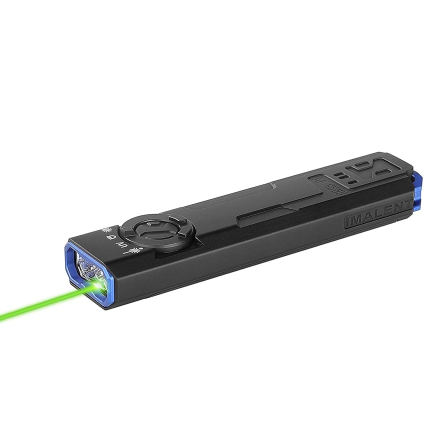 IMALENT GR35 充電式 EDC ライト IMALENT GR35 EDC Flat Flashlight with Green Light, UV and