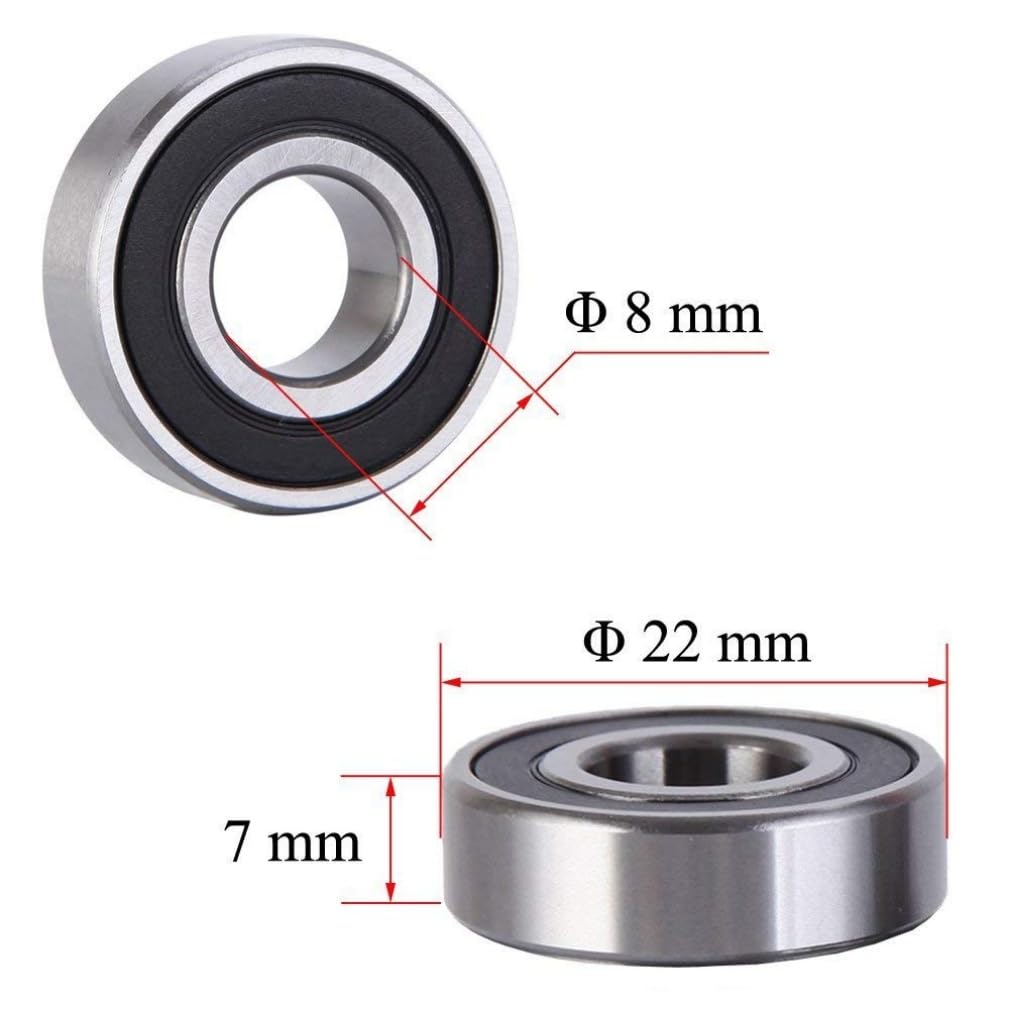 72-115 Roues de tondeuse à gazon pour John Deere 12SB 14SB 14SE 14PB JE75 JX75 AM115138 M111151 Roues de 8 pouces (lot de 2)