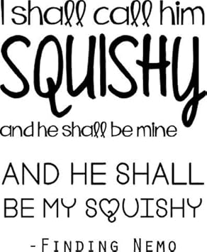 Amazon Com Ds Inspirational Decals Finding Nemo Movie Quote Dory Fish Squishy Vinyl Wall Decal Sticker 20 X14 W9 Home Kitchen